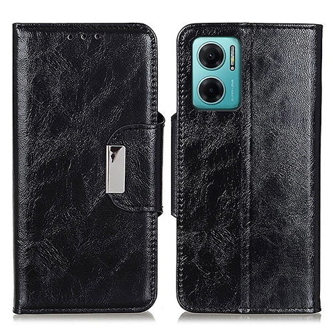 Custodia Portafoglio In Pelle Cover con Supporto N04P per Xiaomi Redmi Note 11E 5G Nero