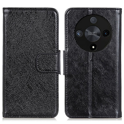 Custodia Portafoglio In Pelle Cover con Supporto N05P per Huawei Honor Magic6 Lite 5G Nero