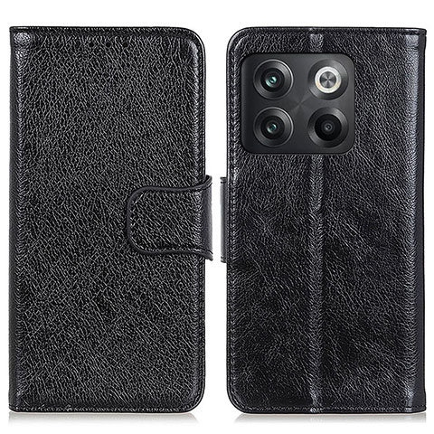 Custodia Portafoglio In Pelle Cover con Supporto N05P per OnePlus 10T 5G Nero