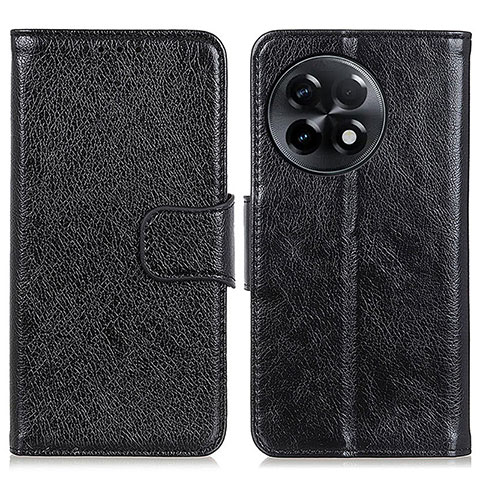 Custodia Portafoglio In Pelle Cover con Supporto N05P per OnePlus 11R 5G Nero