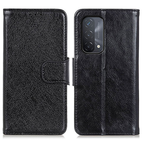 Custodia Portafoglio In Pelle Cover con Supporto N05P per OnePlus Nord N200 5G Nero