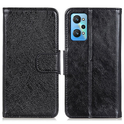 Custodia Portafoglio In Pelle Cover con Supporto N05P per Realme Q5 Pro 5G Nero