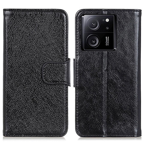 Custodia Portafoglio In Pelle Cover con Supporto N05P per Xiaomi Mi 13T Pro 5G Nero