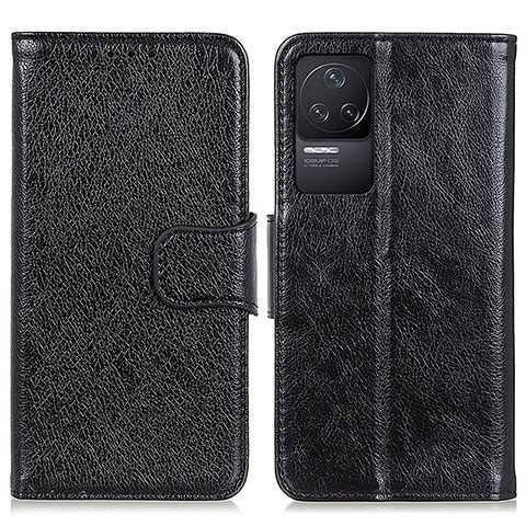 Custodia Portafoglio In Pelle Cover con Supporto N05P per Xiaomi Redmi K50 5G Nero