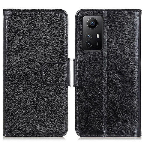 Custodia Portafoglio In Pelle Cover con Supporto N05P per Xiaomi Redmi Note 12S Nero