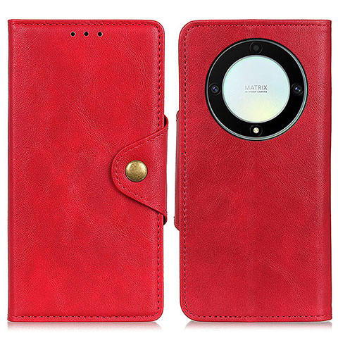 Custodia Portafoglio In Pelle Cover con Supporto N06P per Huawei Honor Magic5 Lite 5G Rosso