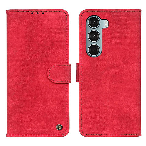 Custodia Portafoglio In Pelle Cover con Supporto N06P per Motorola Moto Edge S30 5G Rosso