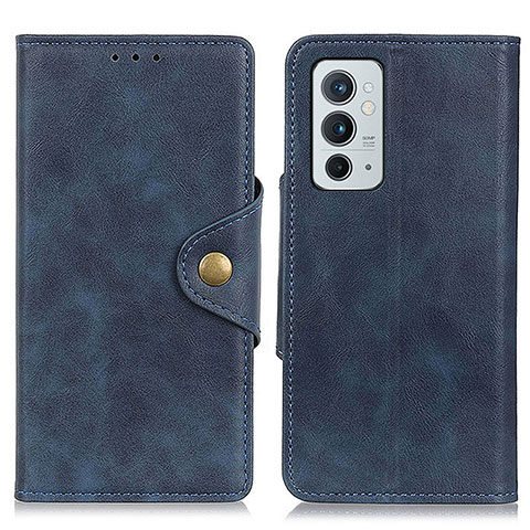 Custodia Portafoglio In Pelle Cover con Supporto N06P per OnePlus 9RT 5G Blu