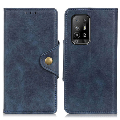 Custodia Portafoglio In Pelle Cover con Supporto N06P per Oppo A94 5G Blu