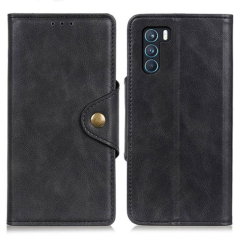 Custodia Portafoglio In Pelle Cover con Supporto N06P per Oppo K9 Pro 5G Nero