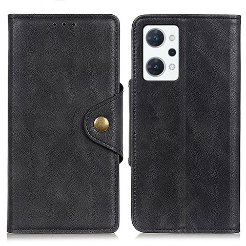 Custodia Portafoglio In Pelle Cover con Supporto N06P per Oppo Reno7 A Nero