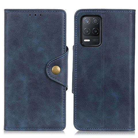 Custodia Portafoglio In Pelle Cover con Supporto N06P per Realme 8s 5G Blu