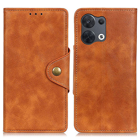 Custodia Portafoglio In Pelle Cover con Supporto N06P per Xiaomi Redmi Note 13 Pro 5G Marrone