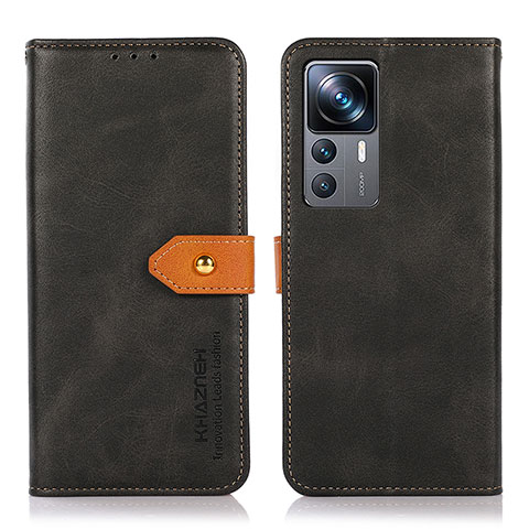 Custodia Portafoglio In Pelle Cover con Supporto N07P per Xiaomi Redmi K50 Ultra 5G Nero