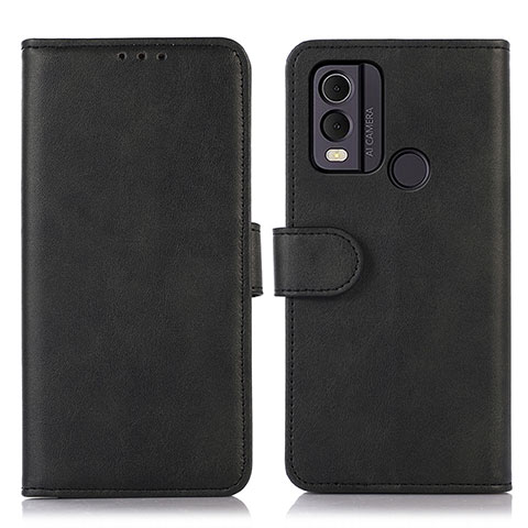 Custodia Portafoglio In Pelle Cover con Supporto N08P per Nokia C22 Nero