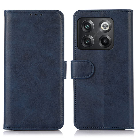 Custodia Portafoglio In Pelle Cover con Supporto N08P per OnePlus 10T 5G Blu