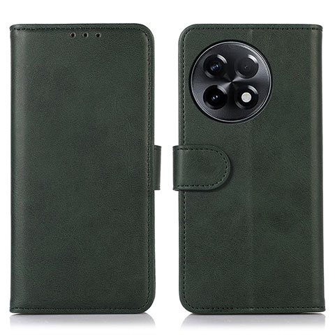 Custodia Portafoglio In Pelle Cover con Supporto N08P per OnePlus 11R 5G Verde