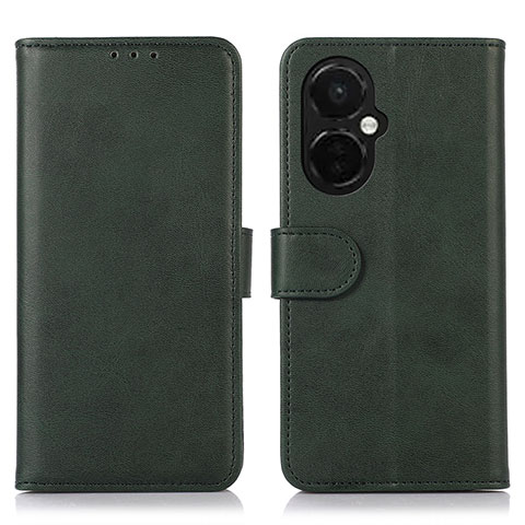 Custodia Portafoglio In Pelle Cover con Supporto N08P per OnePlus Nord CE 3 5G Verde