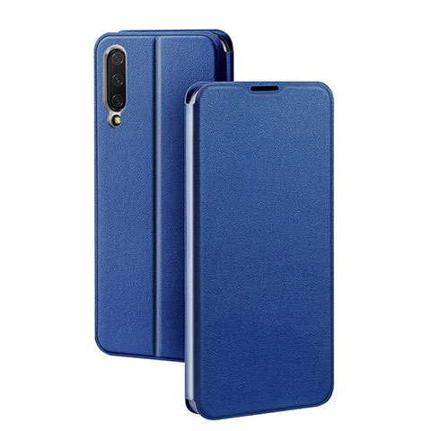 Custodia Portafoglio In Pelle Cover con Supporto per Huawei P Smart Pro (2019) Blu