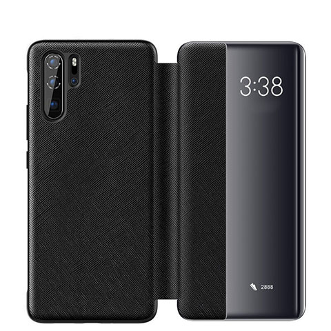 Custodia Portafoglio In Pelle Cover con Supporto per Huawei P30 Pro New Edition Nero