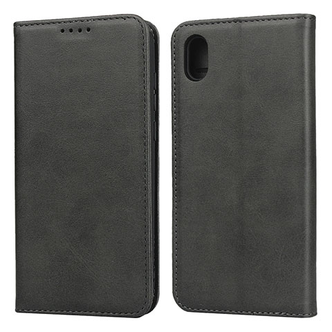 Custodia Portafoglio In Pelle Cover con Supporto per Huawei Y5 (2019) Nero