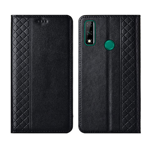 Custodia Portafoglio In Pelle Cover con Supporto per Huawei Y8s Nero