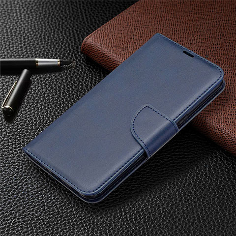 Custodia Portafoglio In Pelle Cover con Supporto per LG K61 Blu