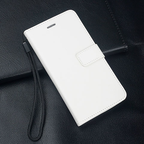 Custodia Portafoglio In Pelle Cover con Supporto per Oppo Reno Ace Bianco