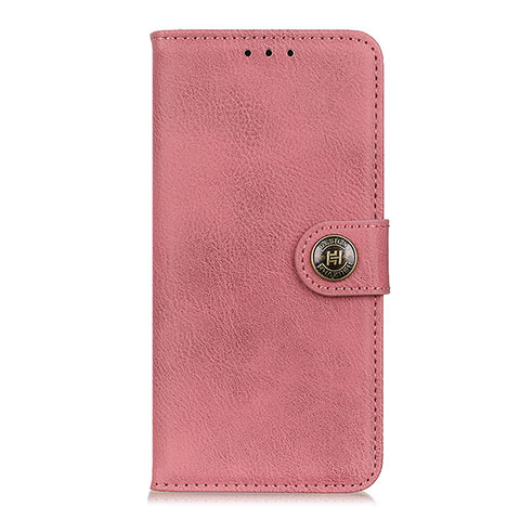 Custodia Portafoglio In Pelle Cover con Supporto per Oppo Reno4 F Rosa