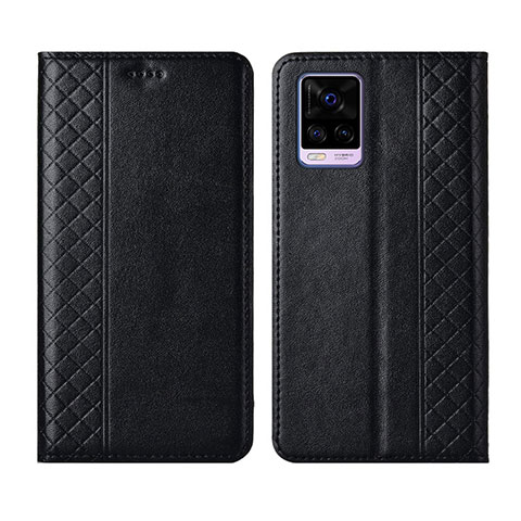 Custodia Portafoglio In Pelle Cover con Supporto per Vivo V20 Pro 5G Nero