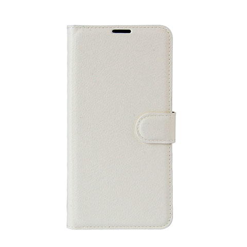 Custodia Portafoglio In Pelle Cover con Supporto per Wiko Wim Lite 4G Bianco