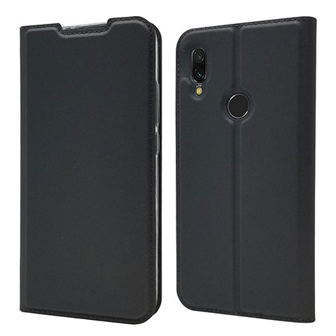 Custodia Portafoglio In Pelle Cover con Supporto per Xiaomi Redmi 7 Nero