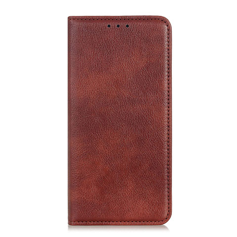 Custodia Portafoglio In Pelle Cover con Supporto per Xiaomi Redmi 9 Prime India Marrone