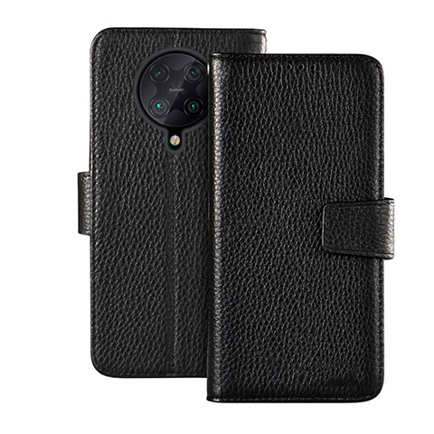 Custodia Portafoglio In Pelle Cover con Supporto per Xiaomi Redmi K30 Pro Zoom Nero