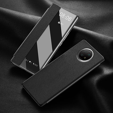 Custodia Portafoglio In Pelle Cover con Supporto per Xiaomi Redmi Note 9T 5G Nero