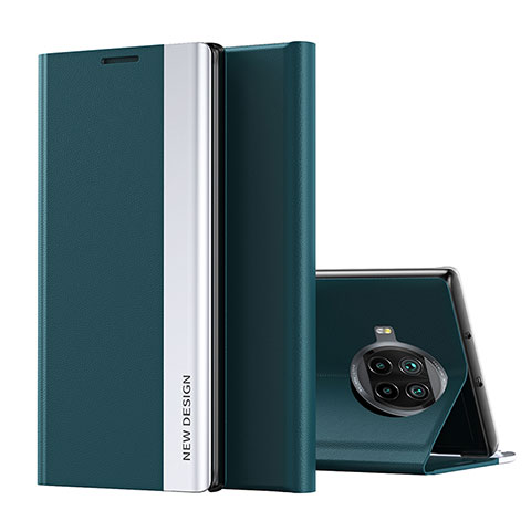 Custodia Portafoglio In Pelle Cover con Supporto Q01H per Xiaomi Mi 10i 5G Verde