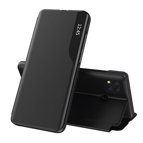 Custodia Portafoglio In Pelle Cover con Supporto Q02H per Xiaomi POCO C31 Nero