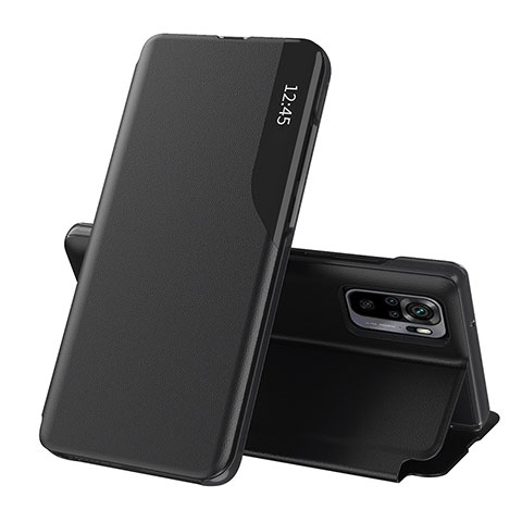 Custodia Portafoglio In Pelle Cover con Supporto Q02H per Xiaomi Redmi Note 11 SE India 4G Nero