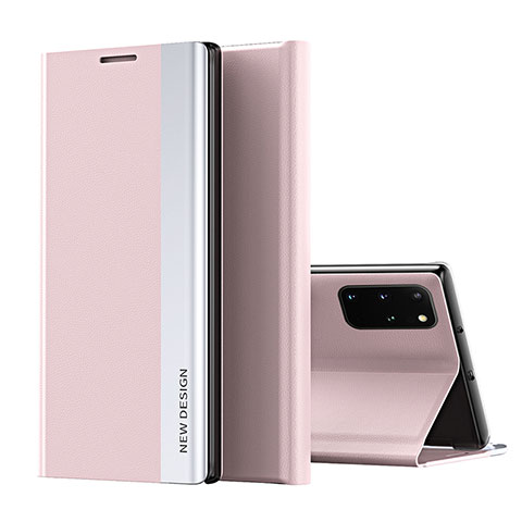 Custodia Portafoglio In Pelle Cover con Supporto QH1 per Samsung Galaxy A53 5G Oro Rosa