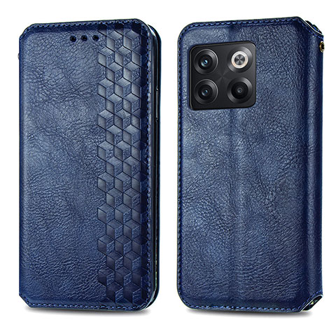 Custodia Portafoglio In Pelle Cover con Supporto S01D per OnePlus Ace Pro 5G Blu