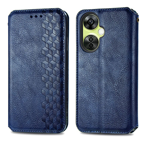 Custodia Portafoglio In Pelle Cover con Supporto S01D per Oppo K11x 5G Blu