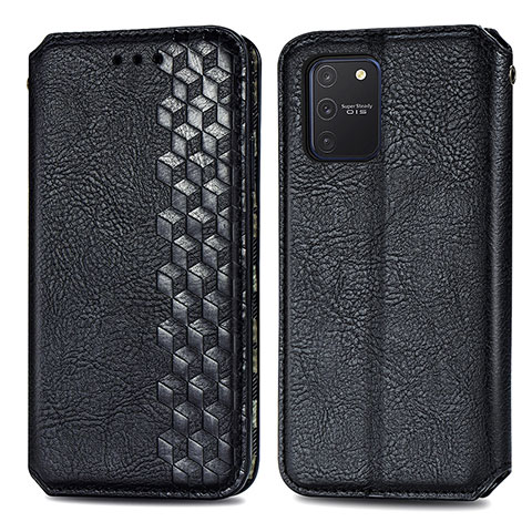 Custodia Portafoglio In Pelle Cover con Supporto S01D per Samsung Galaxy M80S Nero