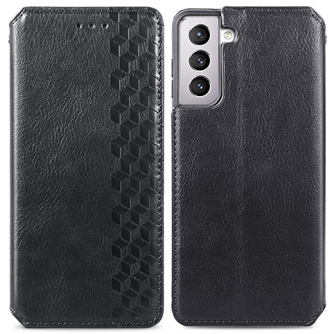 Custodia Portafoglio In Pelle Cover con Supporto S01D per Samsung Galaxy S24 Plus 5G Nero