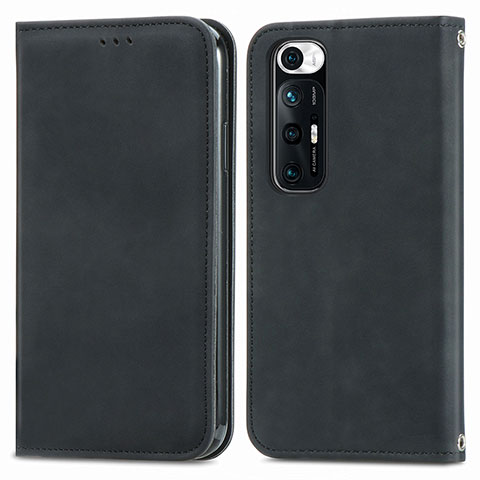 Custodia Portafoglio In Pelle Cover con Supporto S04D per Xiaomi Mi 10S 5G Nero