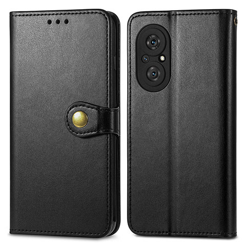 Custodia Portafoglio In Pelle Cover con Supporto S05D per Huawei Honor 50 SE 5G Nero