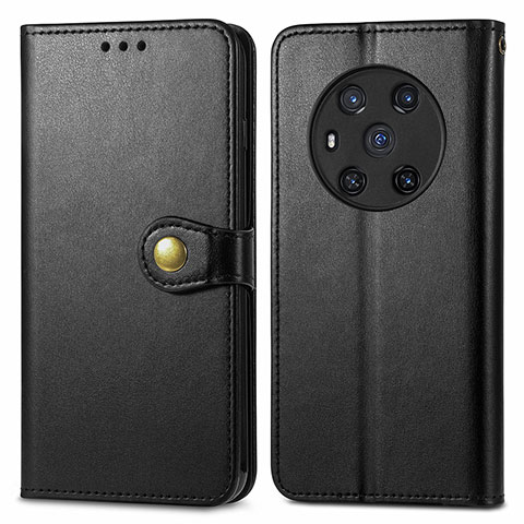 Custodia Portafoglio In Pelle Cover con Supporto S05D per Huawei Honor Magic3 5G Nero