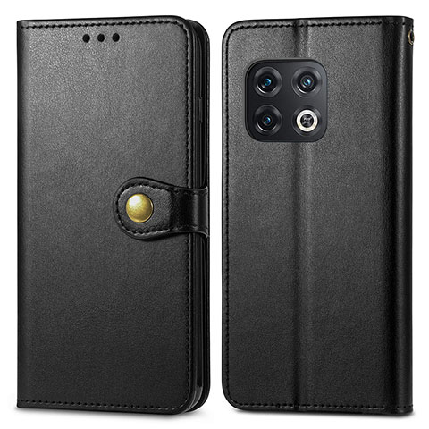 Custodia Portafoglio In Pelle Cover con Supporto S05D per OnePlus 10 Pro 5G Nero