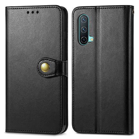 Custodia Portafoglio In Pelle Cover con Supporto S05D per OnePlus Nord CE 5G Nero