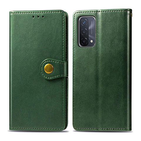 Custodia Portafoglio In Pelle Cover con Supporto S05D per Oppo A93 5G Verde