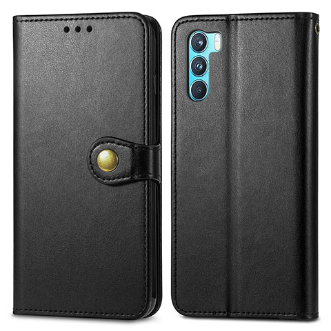 Custodia Portafoglio In Pelle Cover con Supporto S05D per Oppo K9 Pro 5G Nero